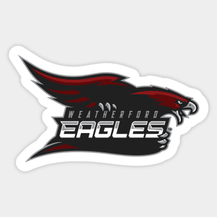 Weatherford Eagles- Full Logo Sticker